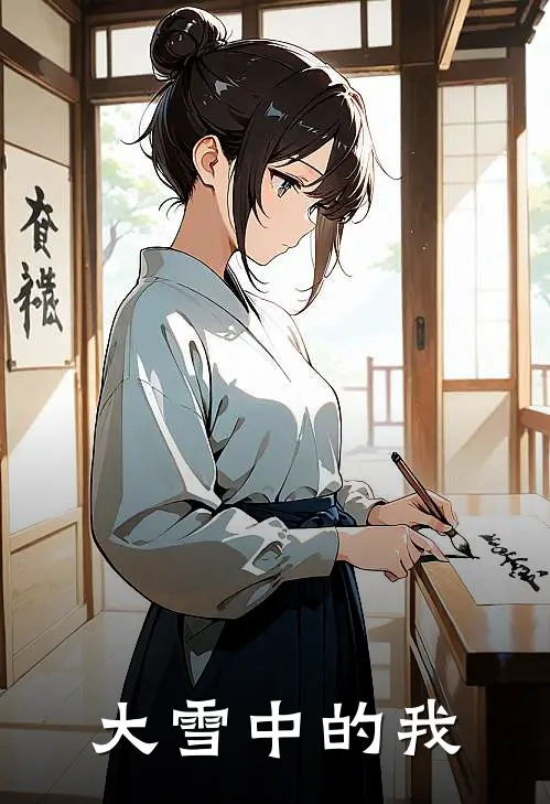 大雪中的我