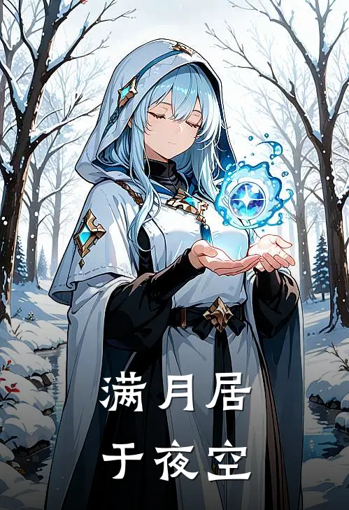 满月居于夜空